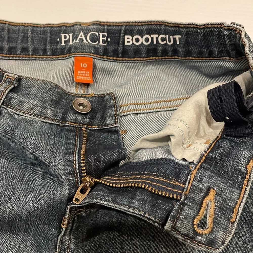 Place bootcut denim blue jeans, boys size 10